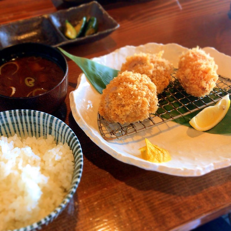 ヒレカツとカニクリームコロッケランチ(とんかつ串揚げ 優膳)