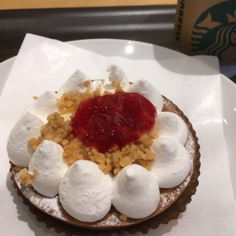 Ichiei Taguma×デザート いちごとレモンのタルト(スターバックスコーヒー 福岡大濠公園店)