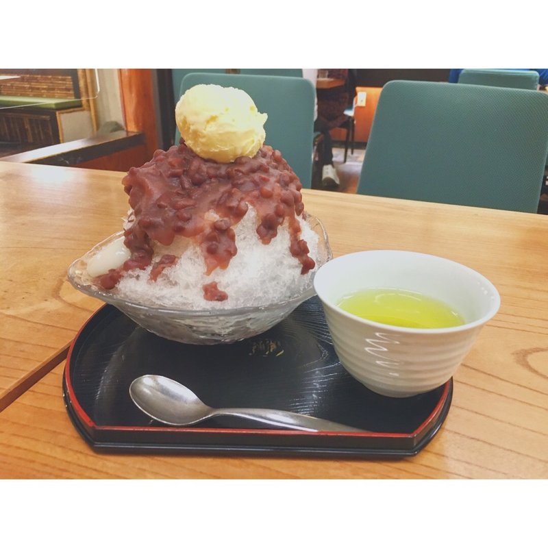 氷ぜんざい(雀おどり 總本店)