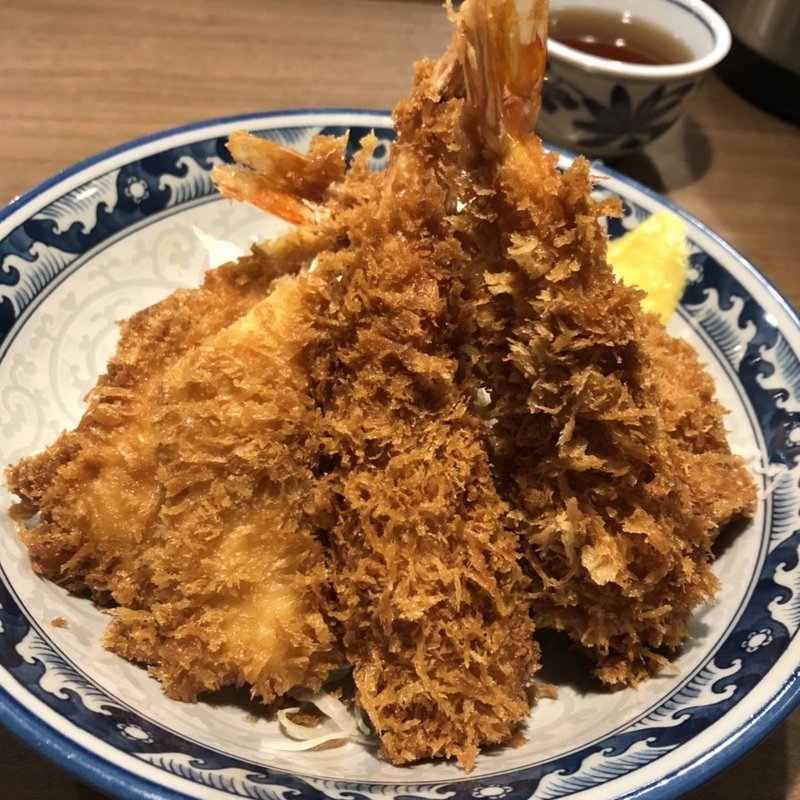 エビフライ定食(とんかつ はしや 馬喰町店)