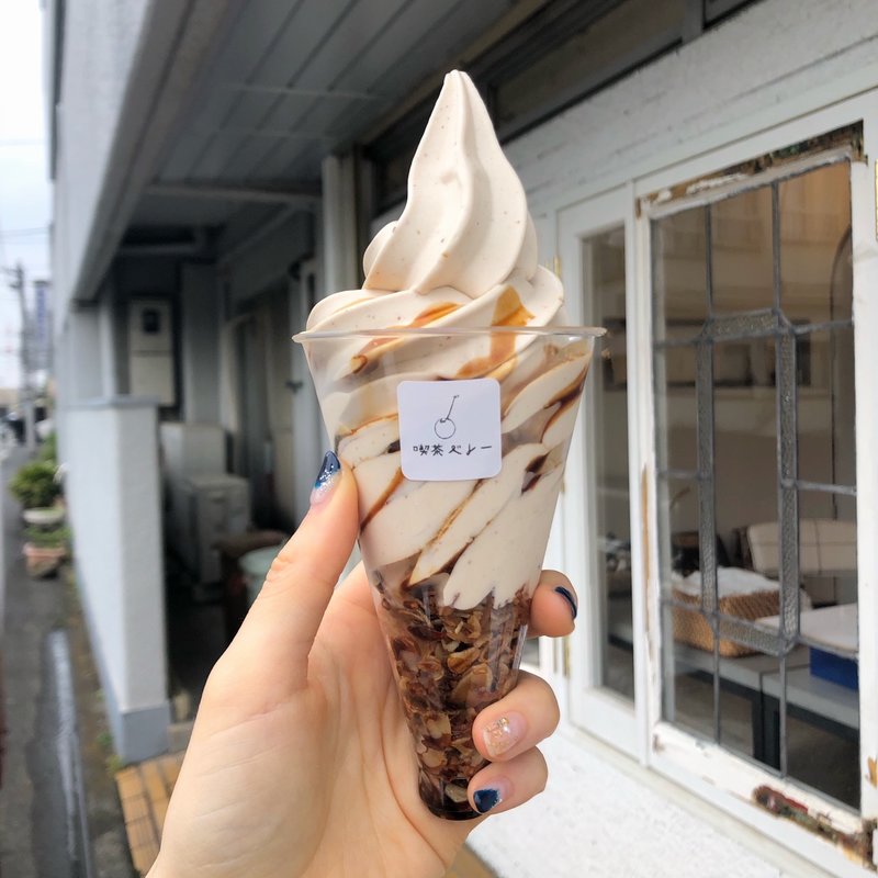 和栗のソフト(喫茶ベレー)