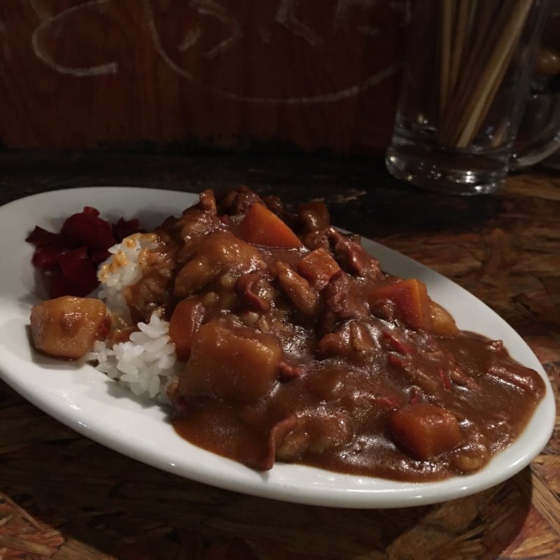 まかないカレー(ハーフサイズ)(男そば 連獅子 )