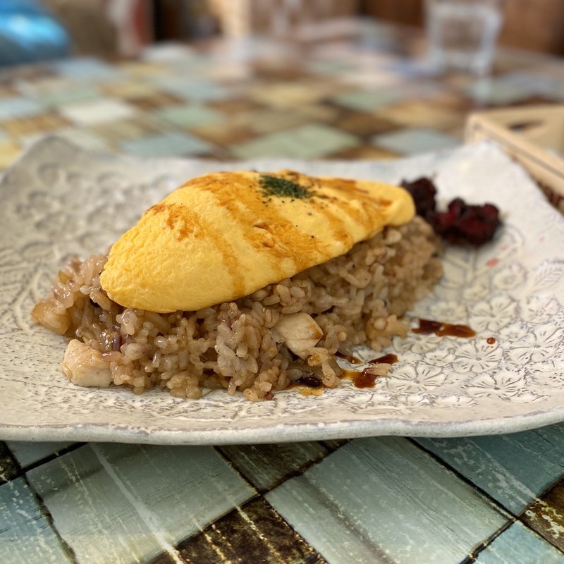 日本一こだわり卵のオムライス(とり dining風見鶏)