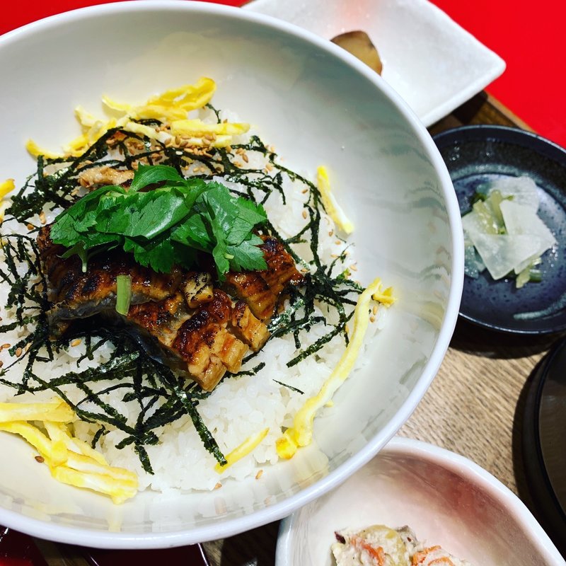 鰻のひつまぶし風おだし茶漬け(関西おだし専門店 だし蔵 だし茶漬け 阪急三番街店)