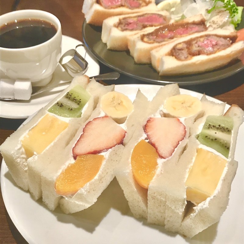 フルーツサンドイッチ(コーヒーヤマモト 下鴨店 （COFFEEヤマモト）)