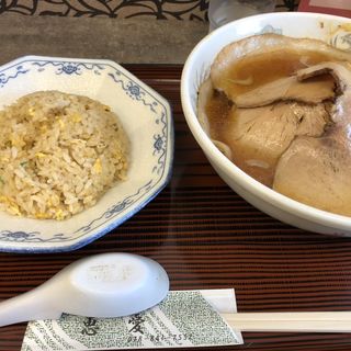 ネギチャーシュー麺セット(ネギラーメンの恵愛)