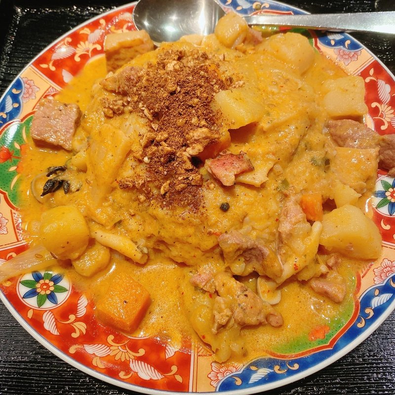 ポークマッサマンカレー(肥後橋南蛮亭)