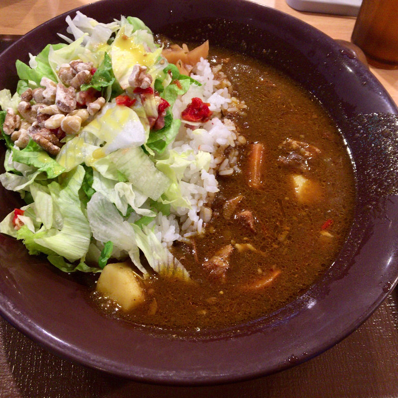 ハニマスレタスカレー 並盛 (期間限定)(すき家 仙台定禅寺通店 )