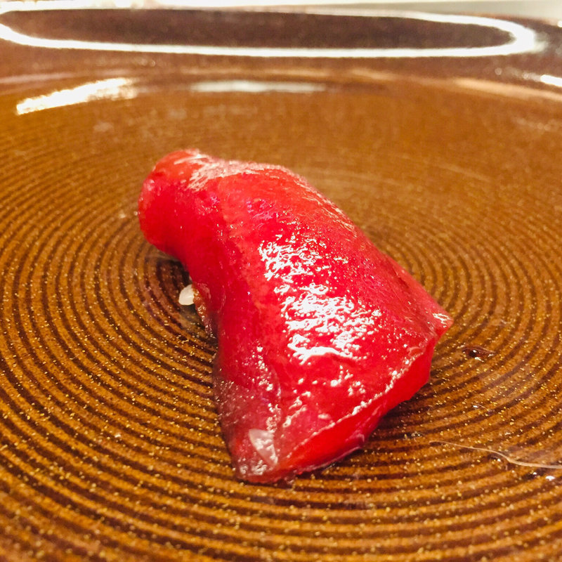 鮪ヅケの握り(紫光 （しこう）)