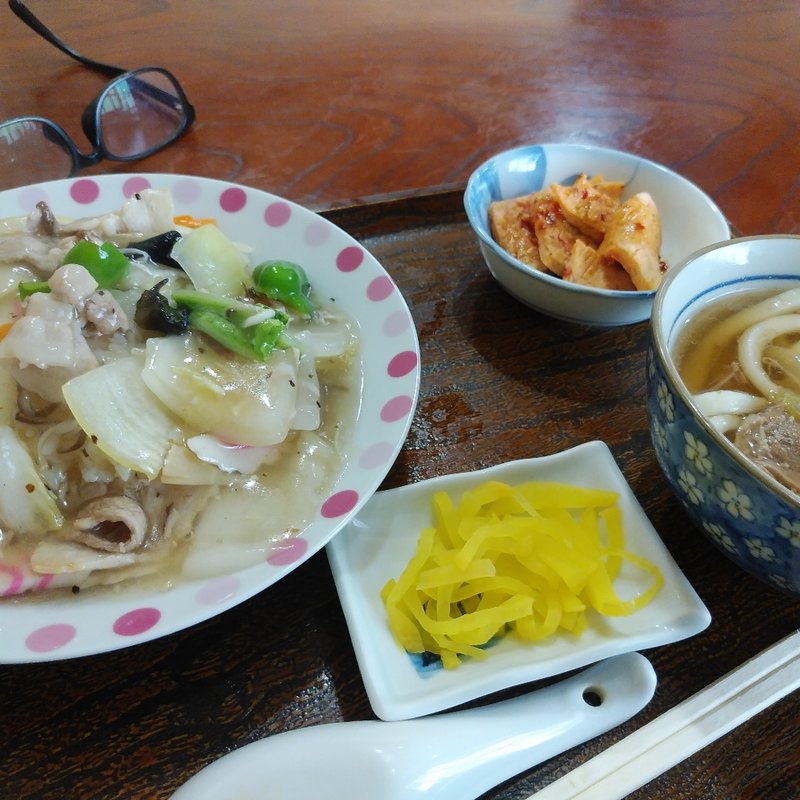 日替わり定食 中華丼(味処 鈴乃家 )
