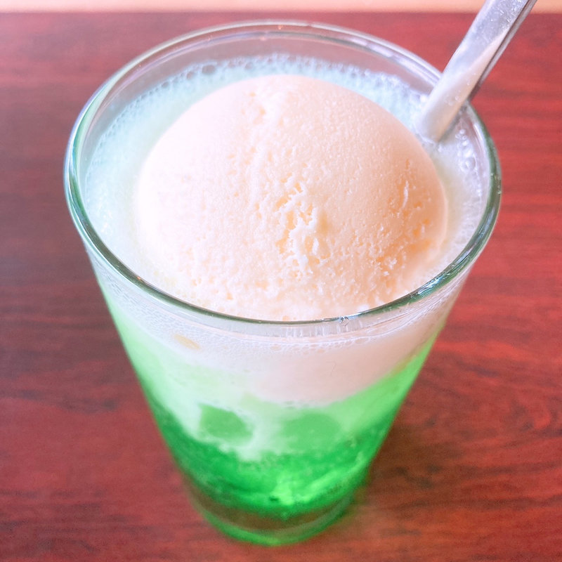 クリームソーダ(珈琲専門店 銀座ブラジル 浅草店)