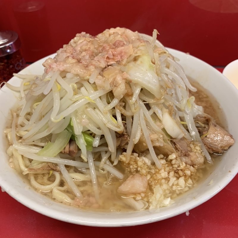 ラーメン少なめ 野菜増しアブラ増しニンニク少なめ(ラーメン二郎 西台駅前店 )
