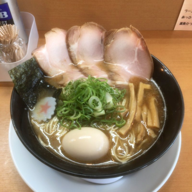 得濃魚介ラーメン(麺処　かつお商店)