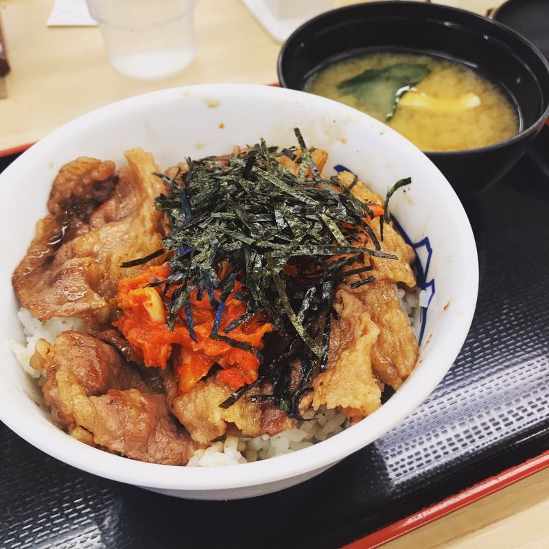 キムカル丼(松屋 代々木上原店)