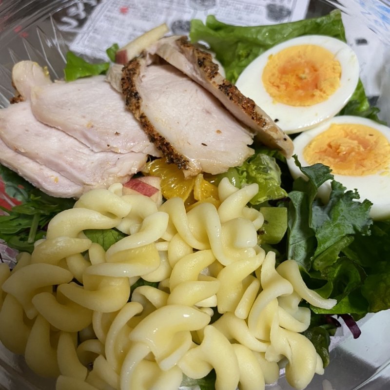 チキンとたまごのサラダ(野菜研究所パワーサラダ　方南町店)