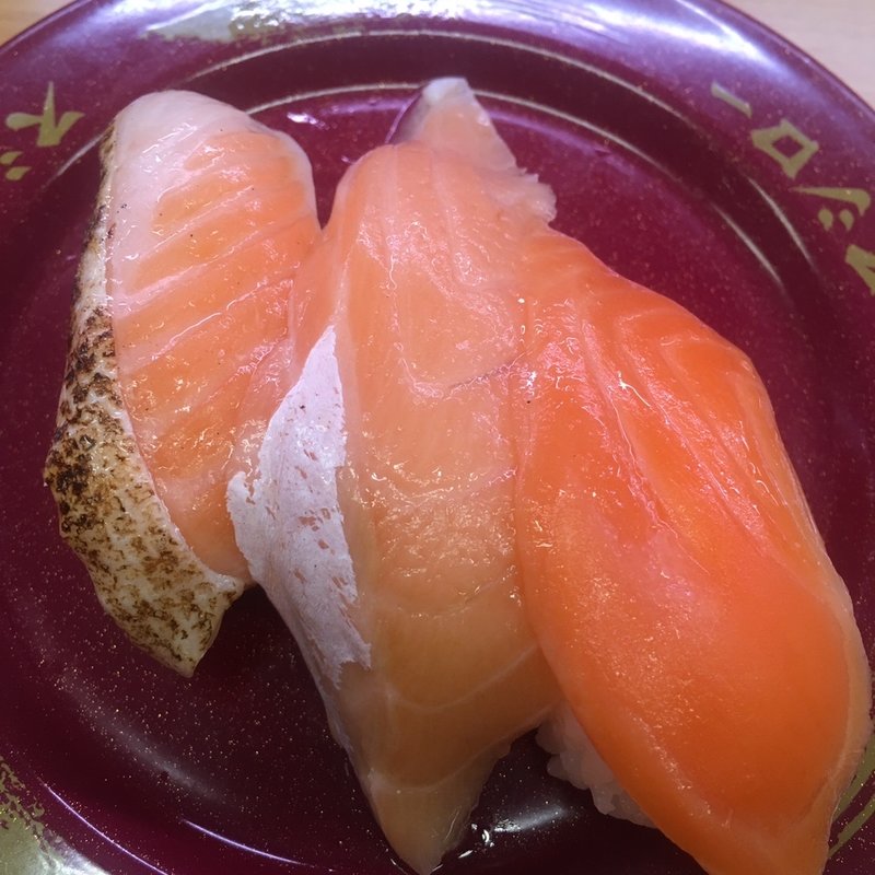 スシロー創業祭3貫盛り(スシロー 福岡神松寺店)