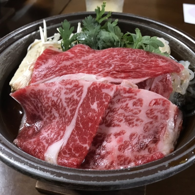 ミニすき焼き(今半別館)