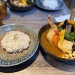 チキンと野菜(13種類)(Rojiura Curry SAMURAI. 下北沢店 )