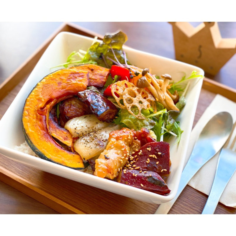 10品目野菜のベジボウル(Cafe Chater)