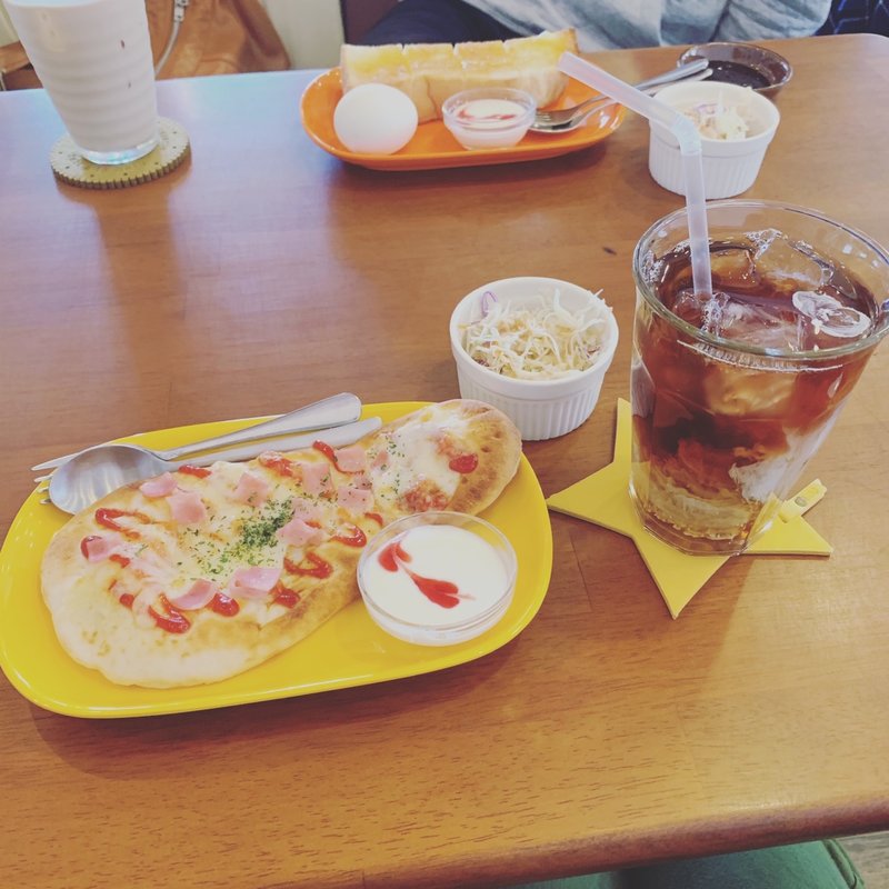 ミニピザモーニング(カフェスワティー)