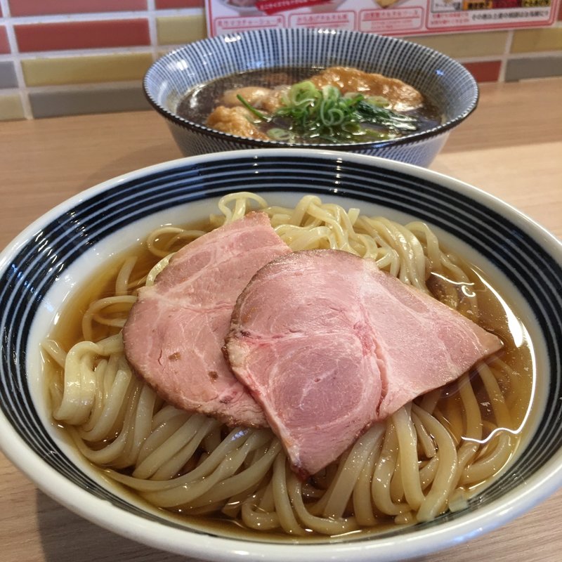 和風つけ麺 ぎん兵衛(限定メニュー)  あげ2枚(まるぎん商店)
