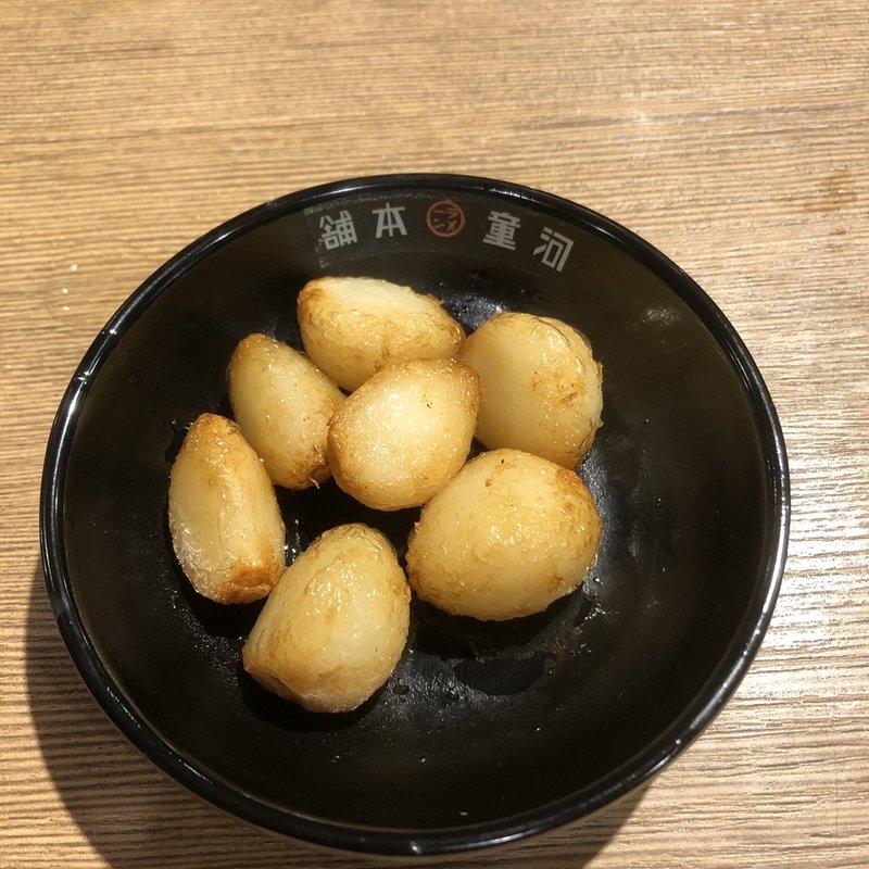 揚げニンニク(河童ラーメン本舗 箕面店)