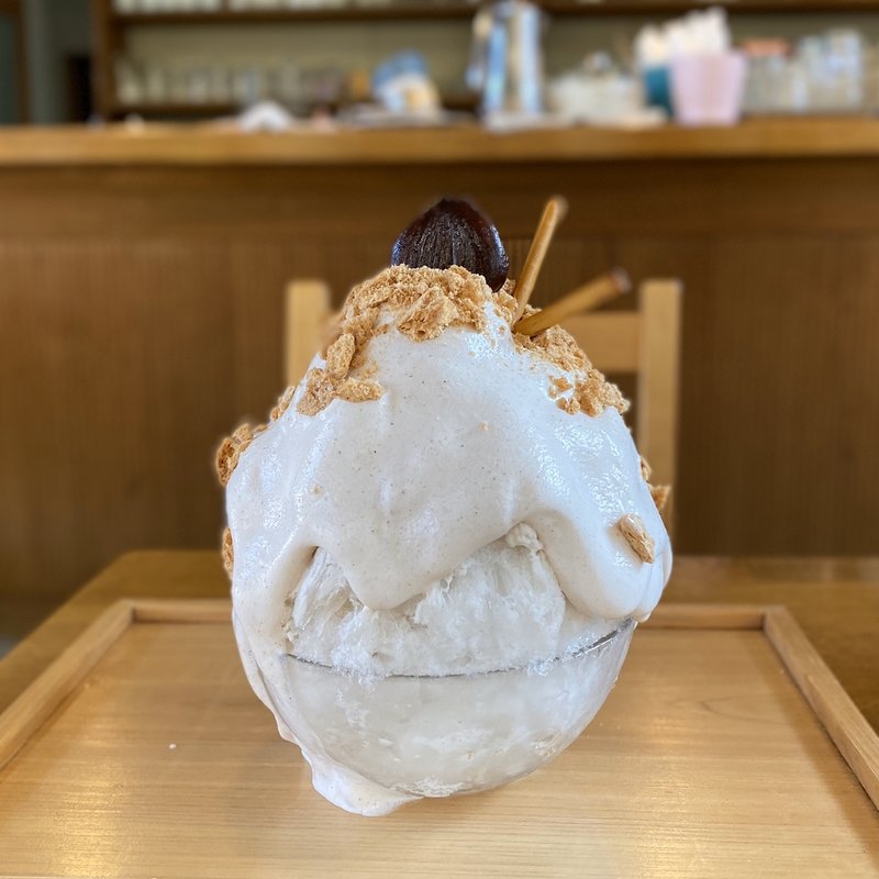 モンブランのかき氷(Ciao （チャオ）)