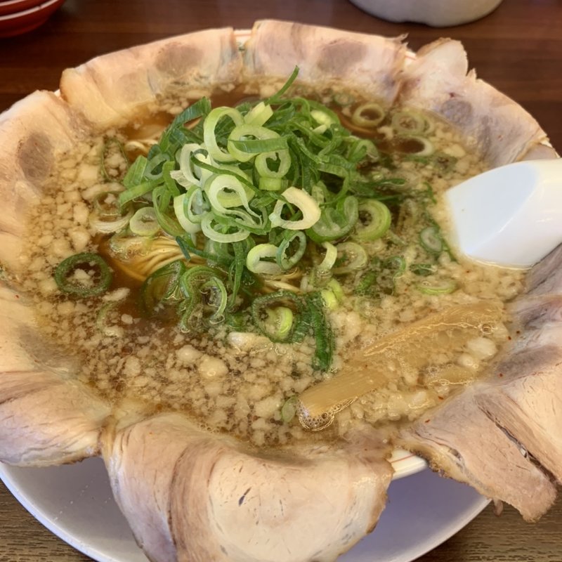 肉のせラーメン(京都北白川ラーメン魁力屋 園田店)