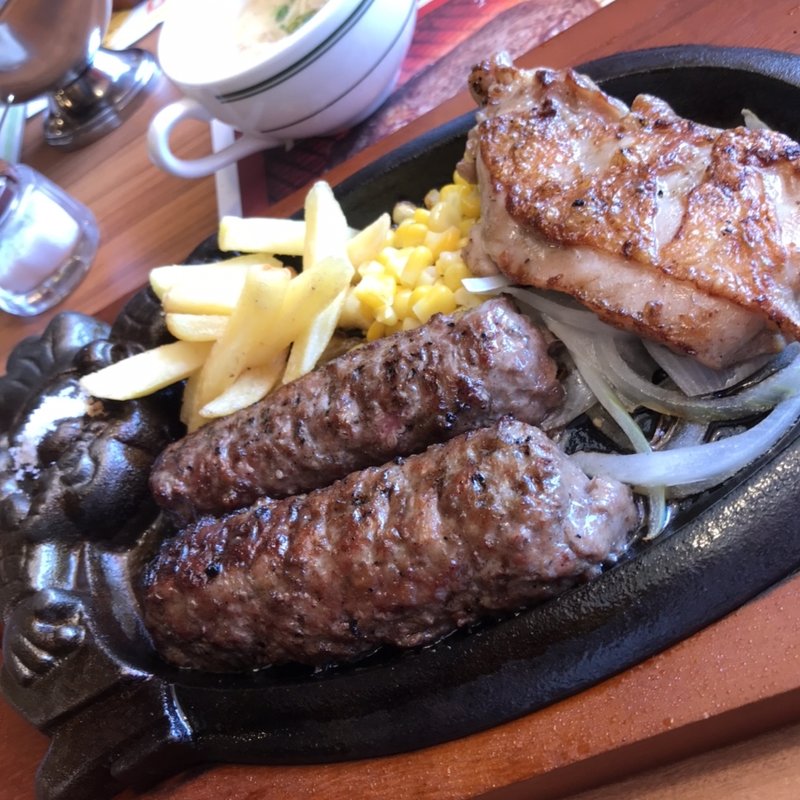 極み炭火焼ブロンコハンバーグ&カットステーキ(ステーキハウス ブロンコビリー大蔵谷インター店)