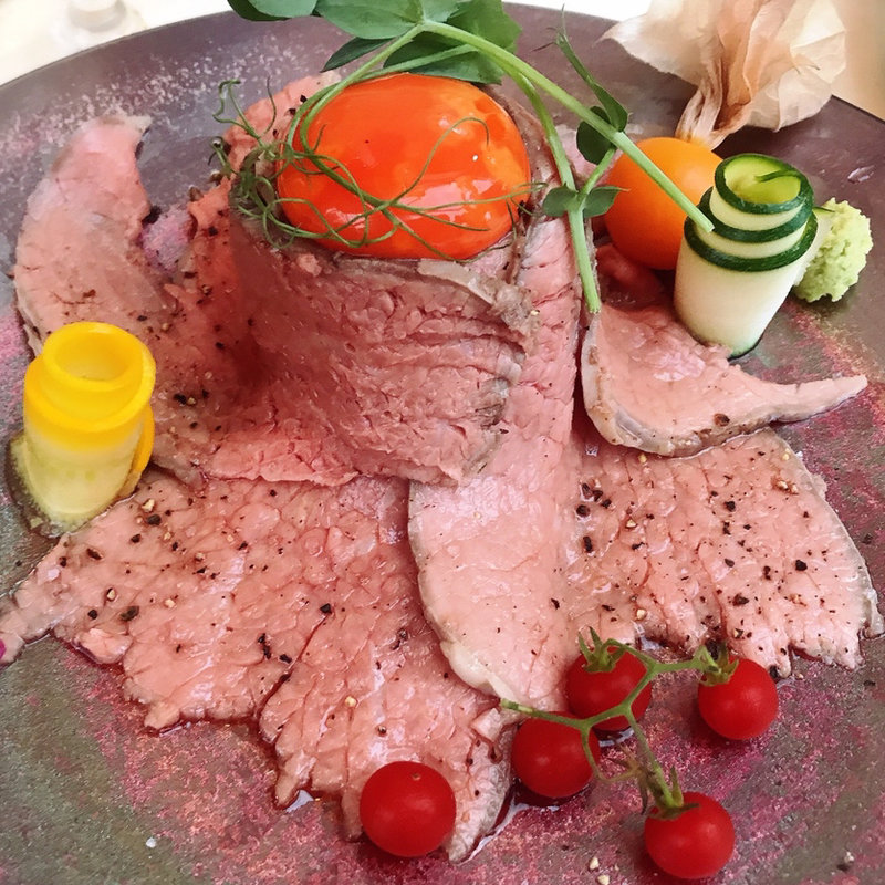 黒毛和牛のローストビーフ(立ち呑み　魚しょう)