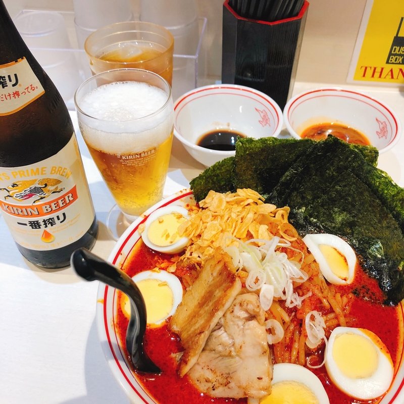 味噌卵麺(蒙古タンメン中本 御徒町店)