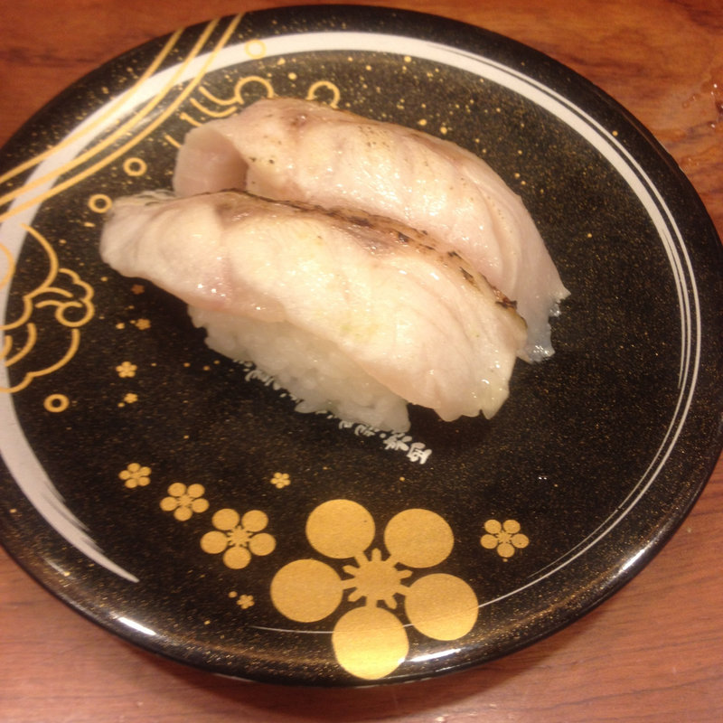 のど黒炙り（2貫）(もりもり寿司　近江市場店)