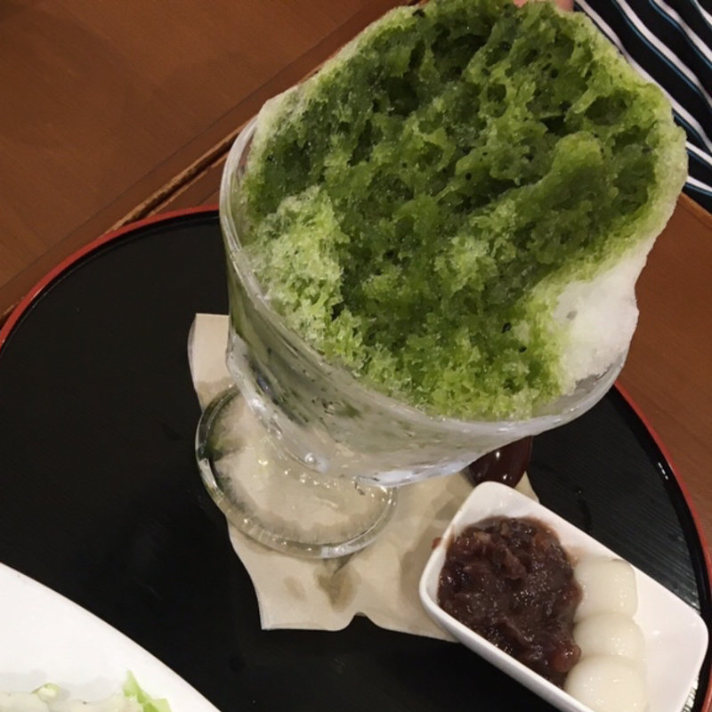 抹茶かき氷(ミニ)(心斎橋 ミツヤ アベノ店)