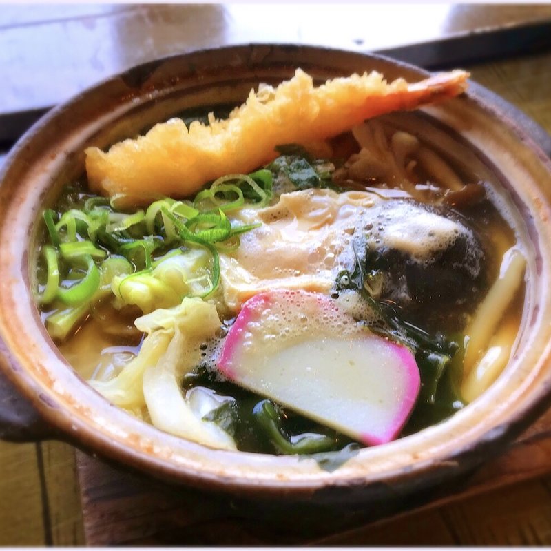 鍋焼きうどん(かまど鎌取店)