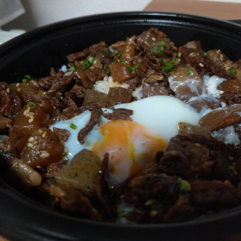 A5黒毛和牛 牛スジぼっかけ丼(焼肉チャンピオン 日本橋高島屋S.C.店)