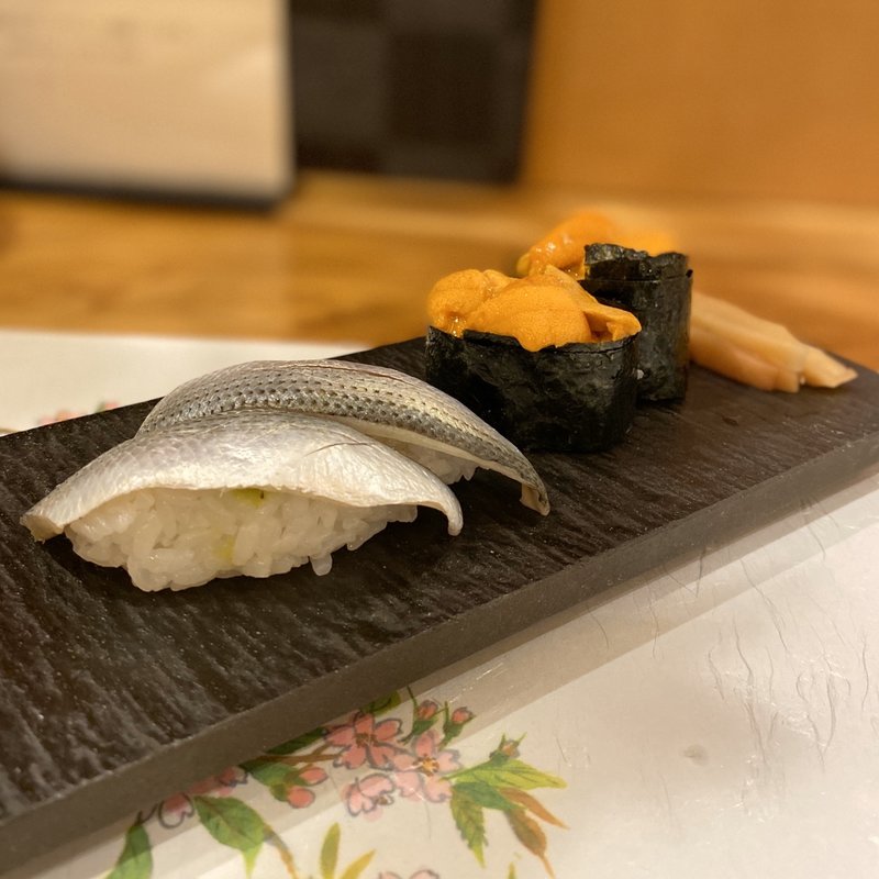 こはだ、生雲丹(和食 希望)