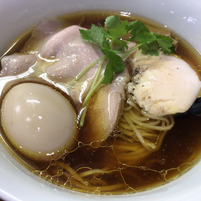 鶏そば 味玉＋チャーシュー(らぁめん サンド)