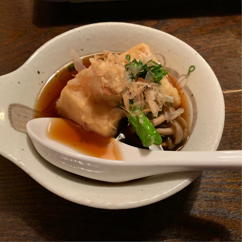 揚げだし豆腐(土産土法 さかな亭 )