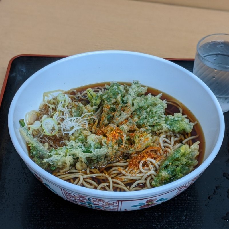 春菊そば(梅もと 溝の口店)