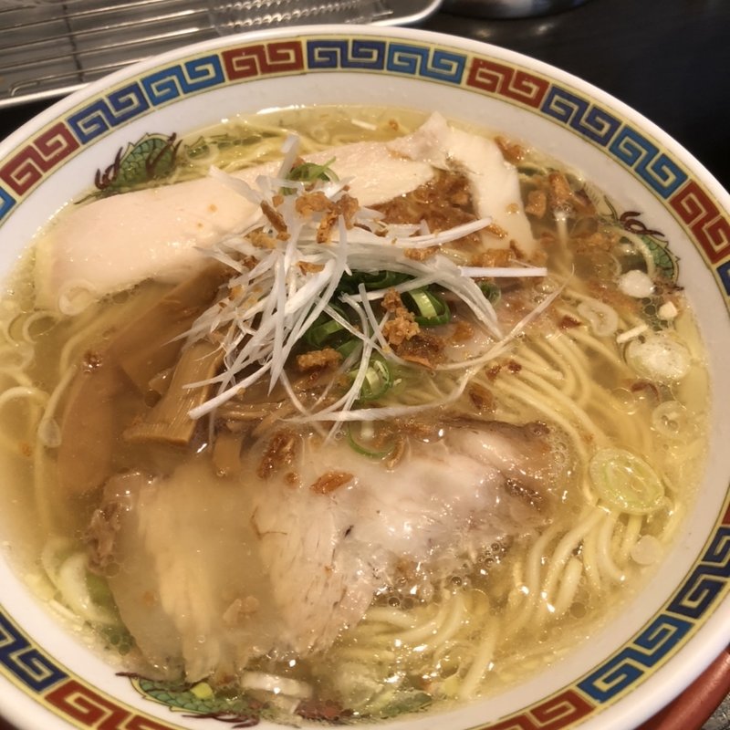 地鶏塩中華そば(武田中華そば)