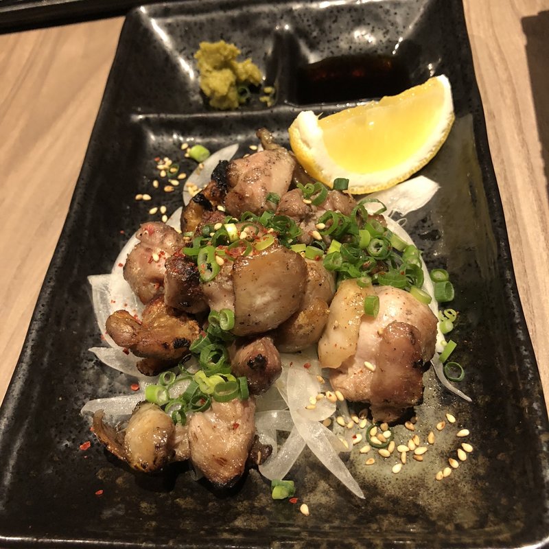 地鶏もも網焼き(もつ鍋仙頭)