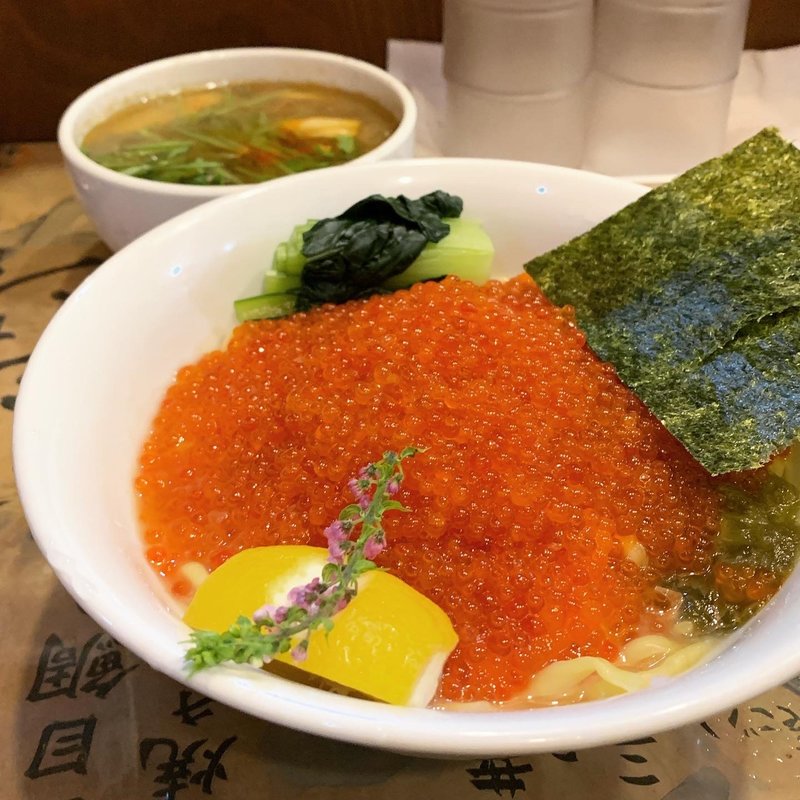 限定　シャケボシつけ麺　赤字盛り(似星 （ニボシ）)