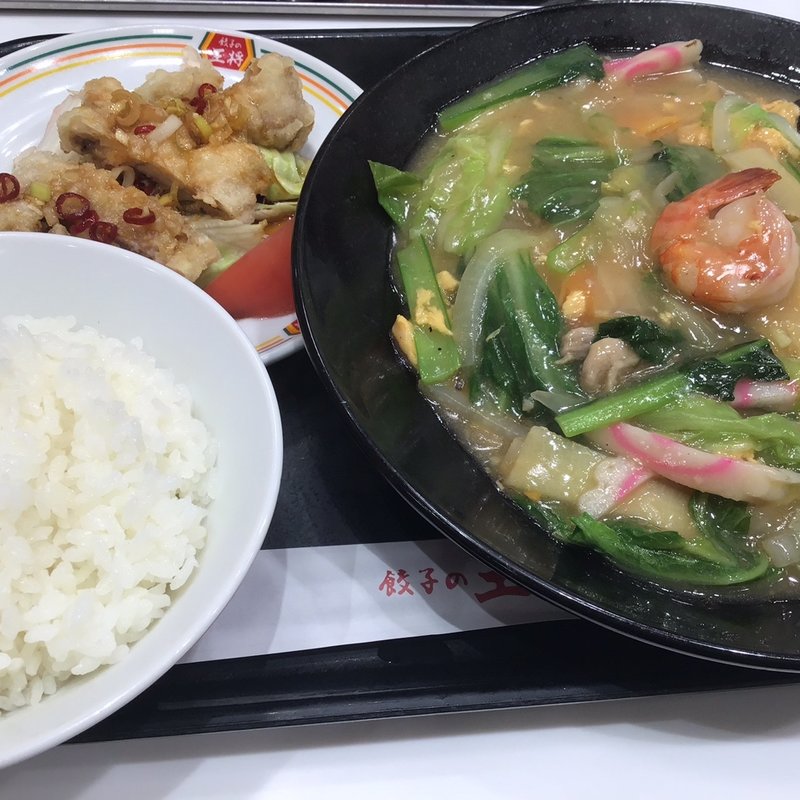 あんかけ五目ラーメン(餃子の王将 浅草橋駅前店 （ギョウザノオウショウ）)