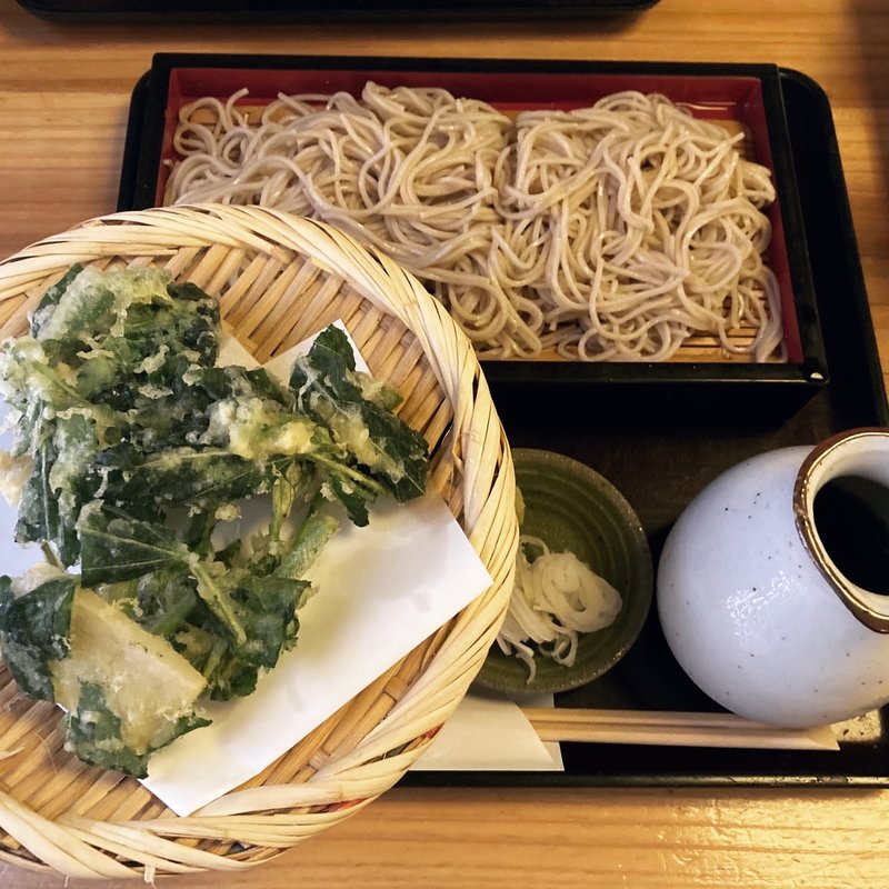 初夏野菜 かき揚げ天せいろ(博多水たき さ和鳥 八丁堀)