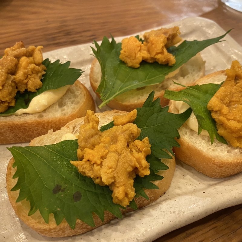 うにパン(魚串さくらさく 神保町店 )