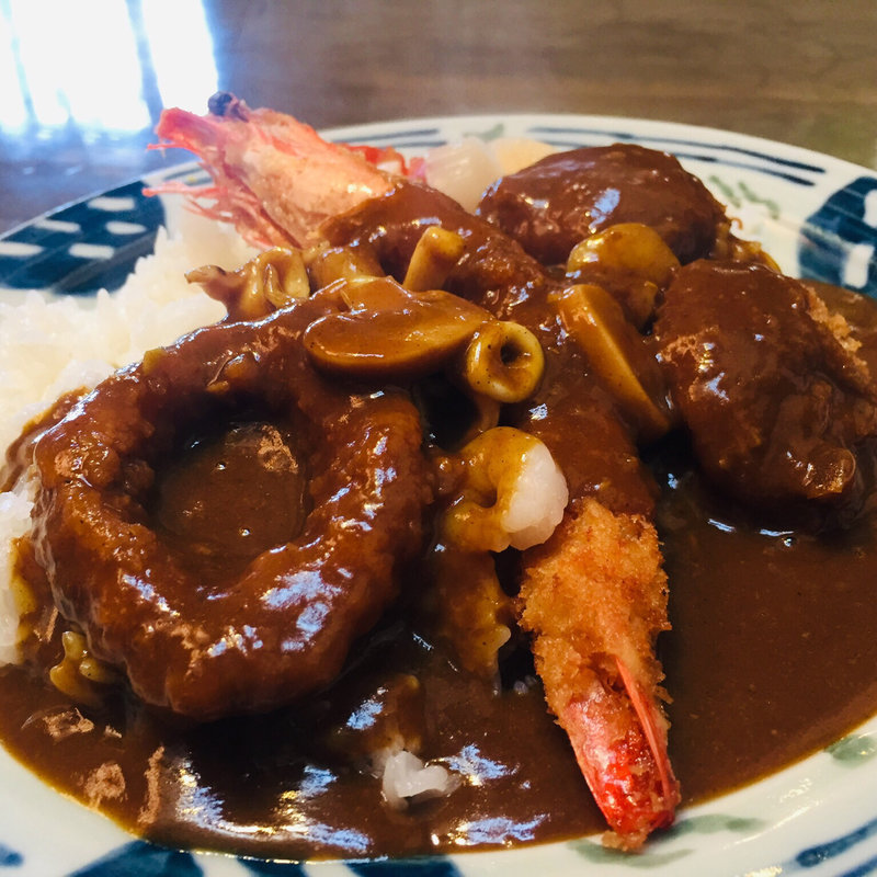 シーフードフライカレー(お食事処 たけした )