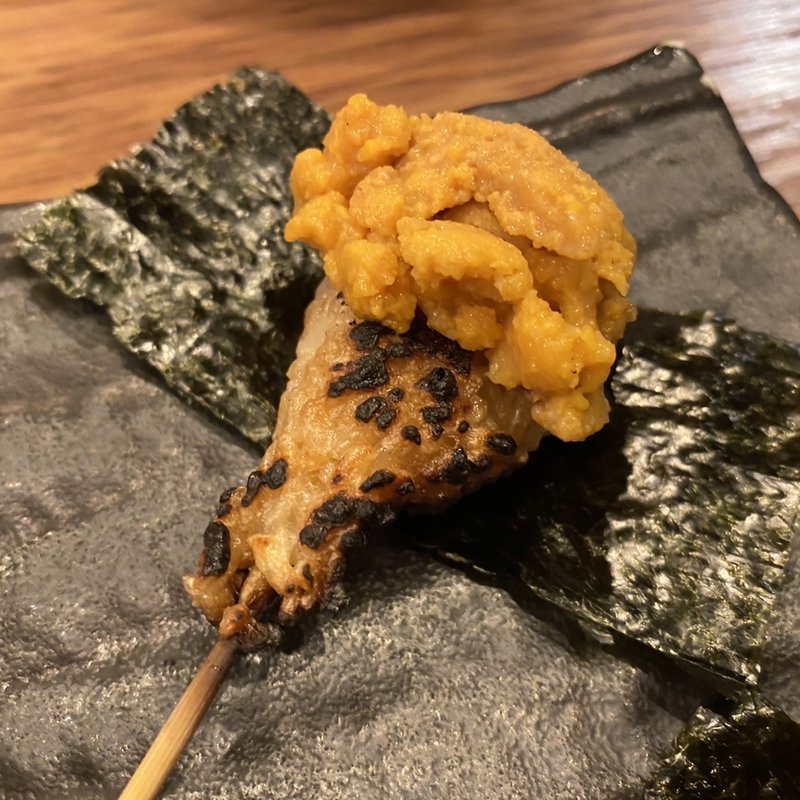うにのあぶりめし(魚串さくらさく 神保町店 )