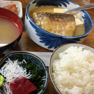 サバ味噌煮定食(魚力)