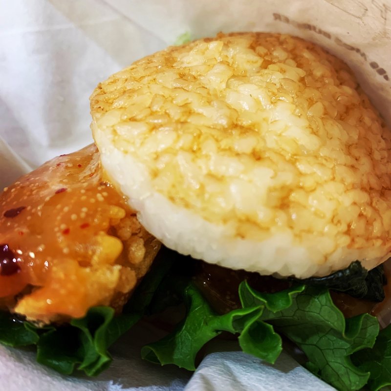 ライスバーガー海老天めんたい味(モスバーガー 梅田センタービル店)