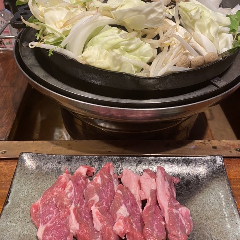 特上生ラムセット 土日祝日限定ランチ(ジンギスカン羊羊（めーめー）八王子本店)